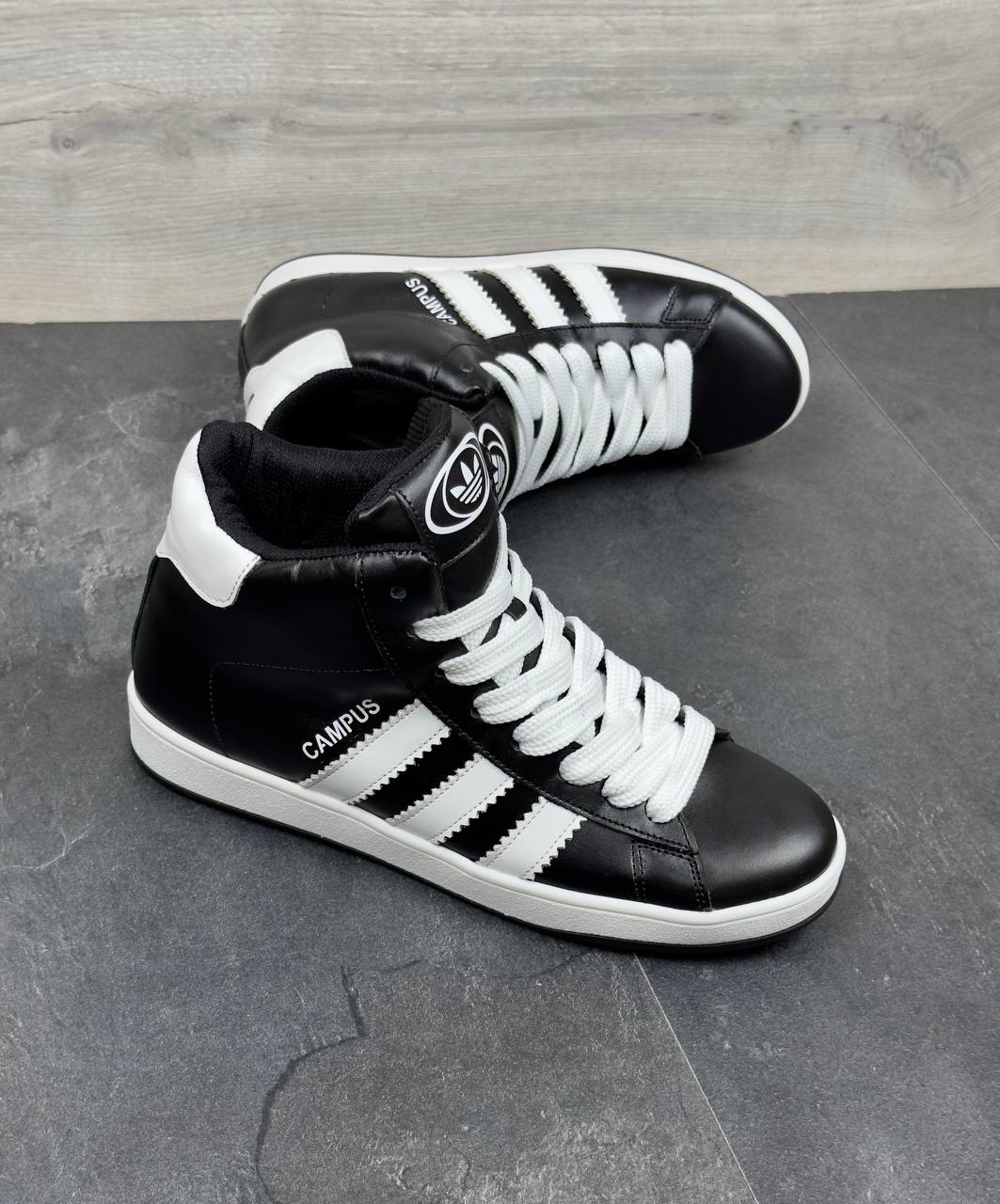 Чоловічі зимові шкіряні кросівки Код: Cam б.бот - Зображення 5