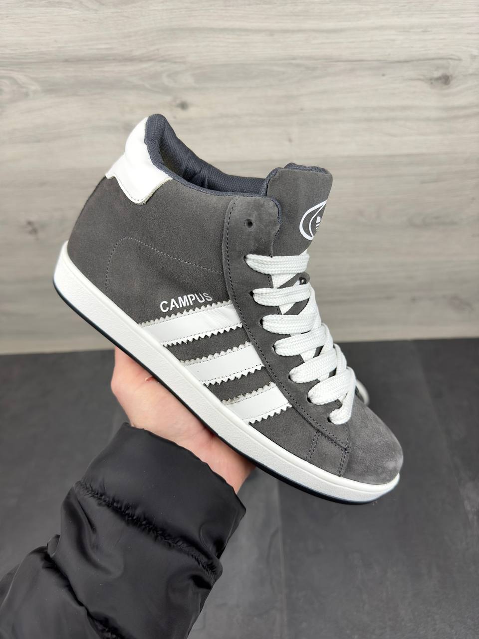 Чоловічі зимові нубукові кросівки Код: Cam с.бот - Зображення 5