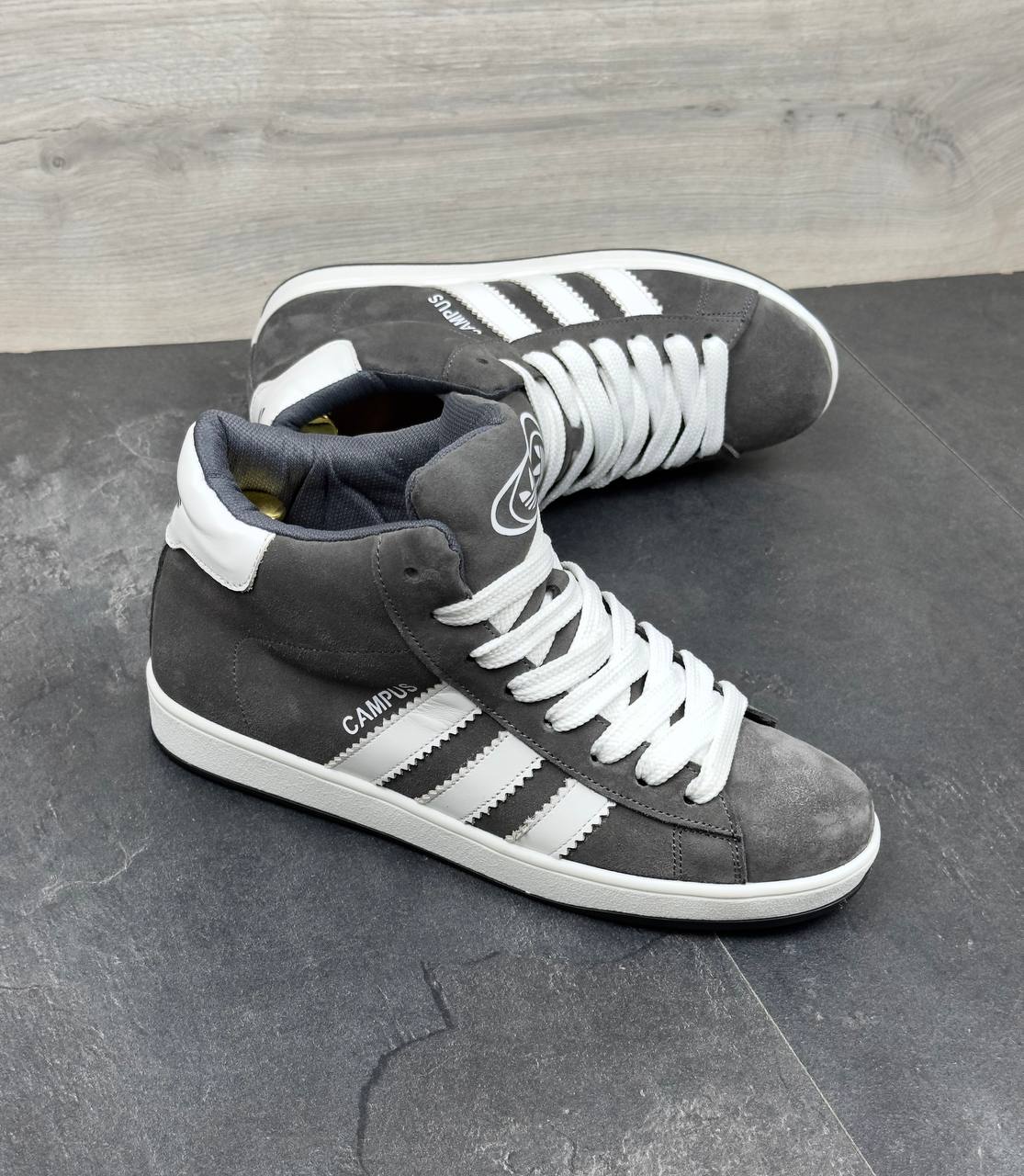 Чоловічі зимові нубукові кросівки Код: Cam с.бот - Зображення 2