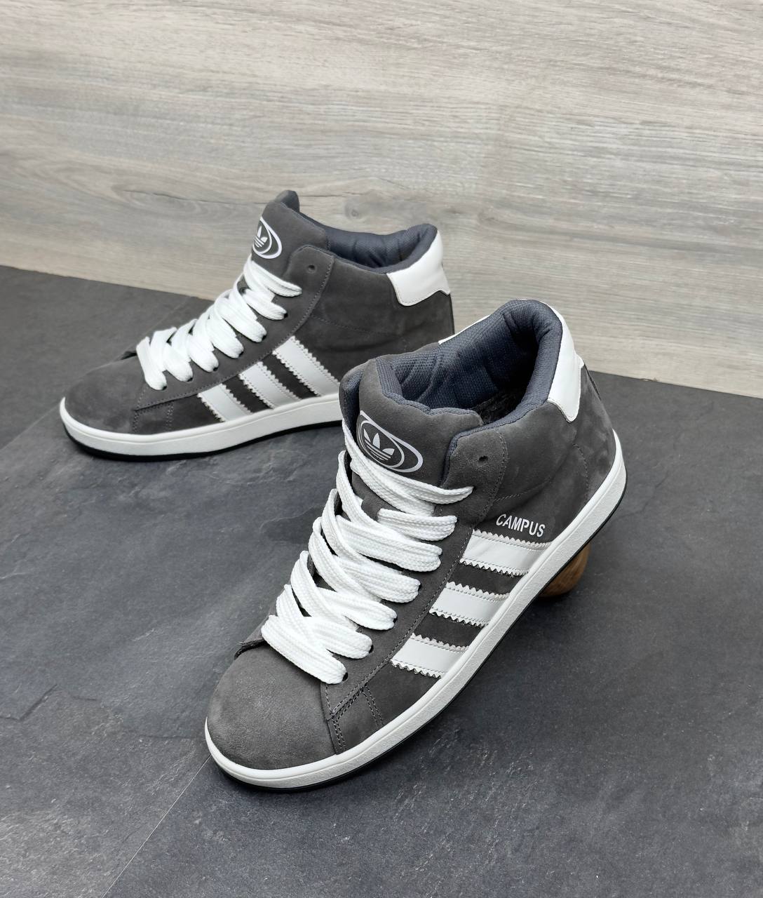 Чоловічі зимові нубукові кросівки Код: Cam с.бот - Зображення 4