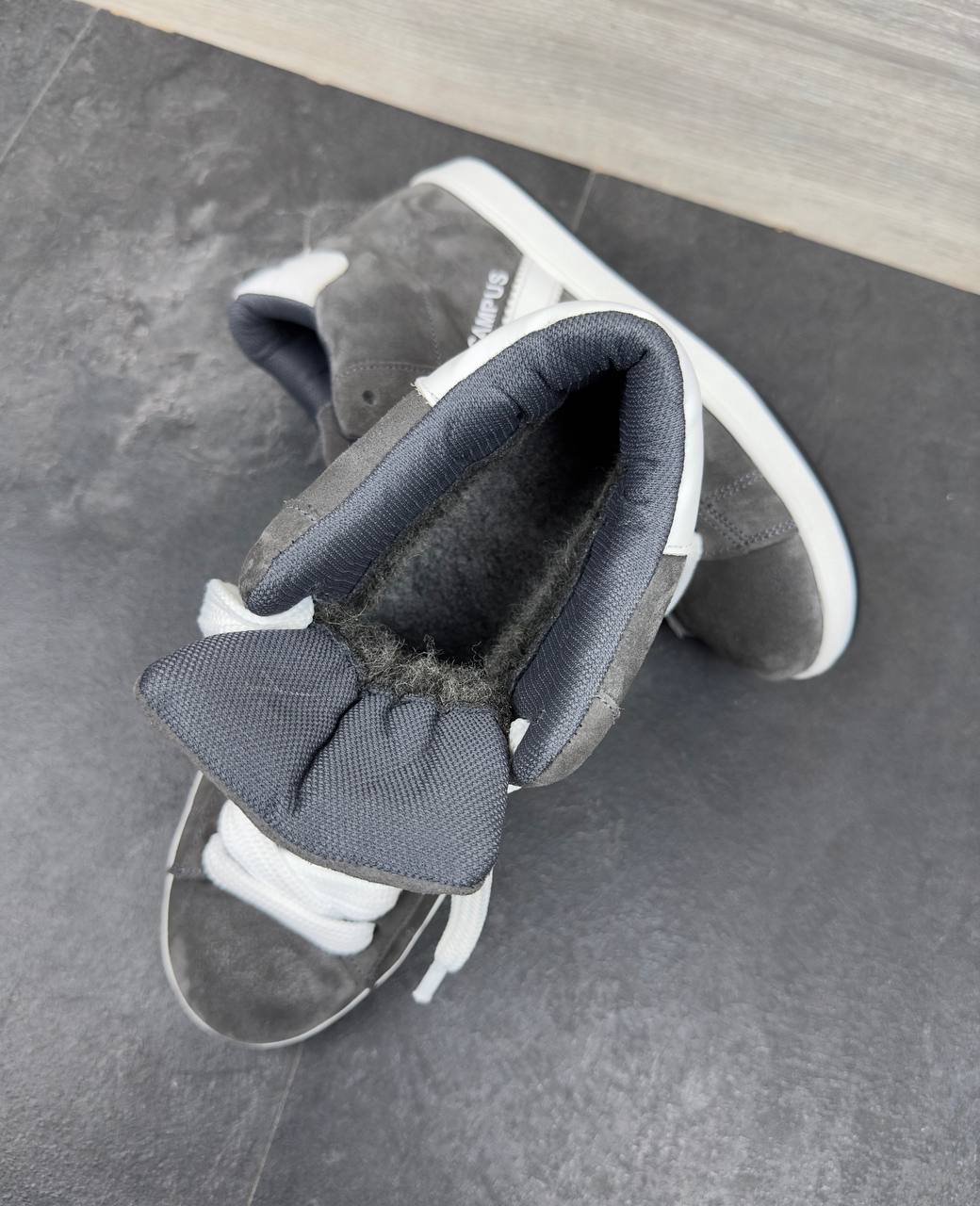 Чоловічі зимові нубукові кросівки Код: Cam с.бот - Зображення 7