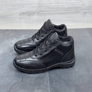 Чоловічі зимові шкіряні черевики  Код: LR бот