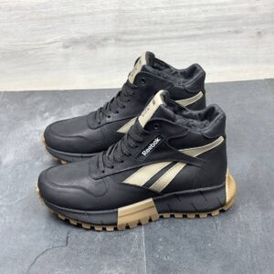 Чоловічі шкіряні зимові черевики Код: R16 бот/чер/беж