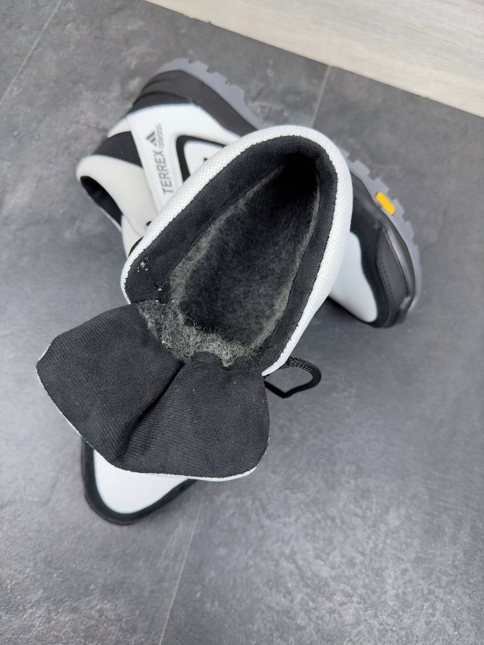 Чоловічі шкіряні зимові кросівки Код: А-1 біл/зима - Зображення 3