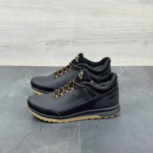 Чоловічі шкіряні зимові кросівки Код: М2515 чорний