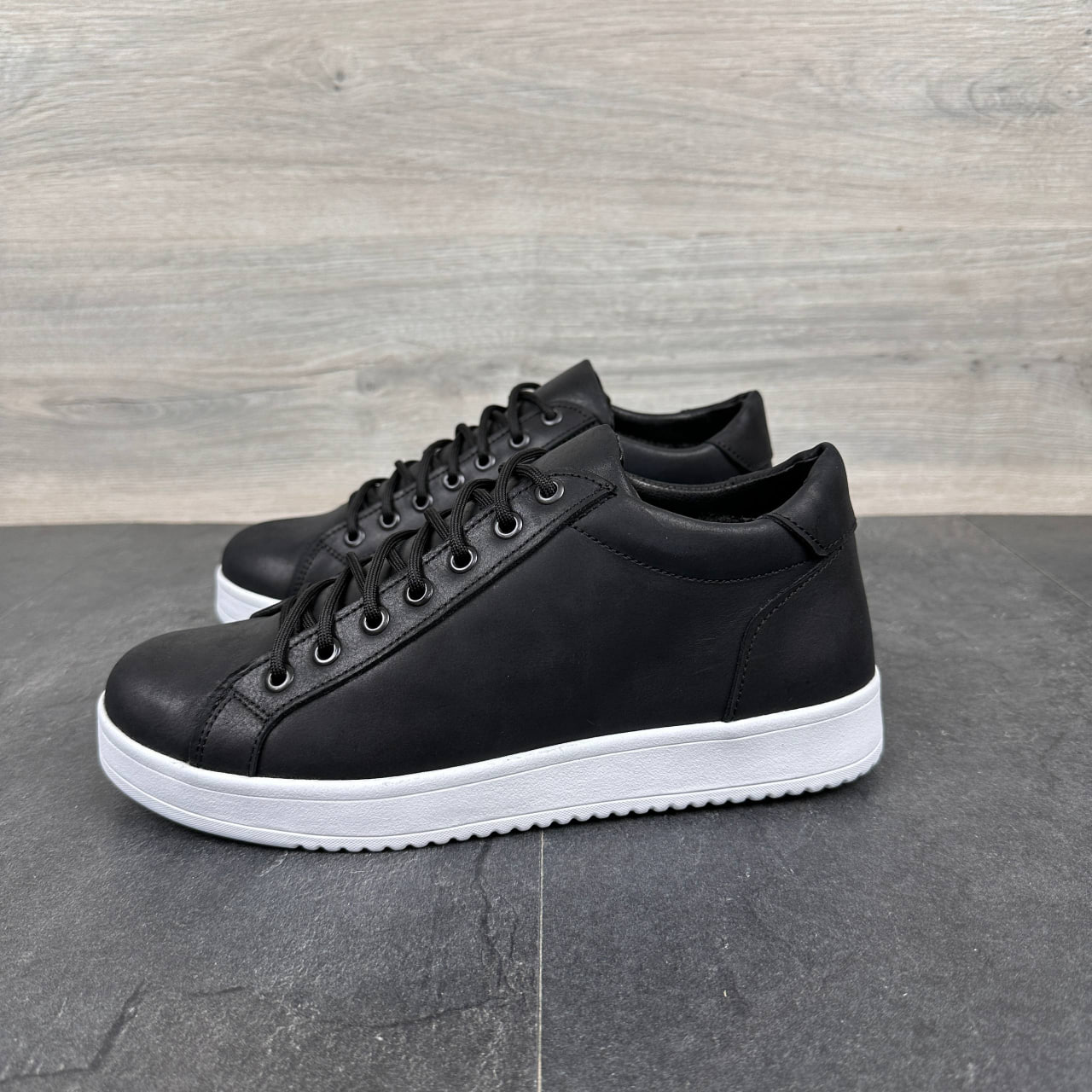 Чоловічі шкіряні черевики Код: 65 мустанг