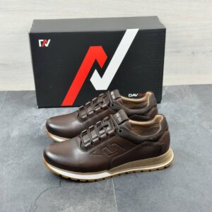 Чоловічі шкіряні кросівки (Топ якість)  Код: RD31 кор